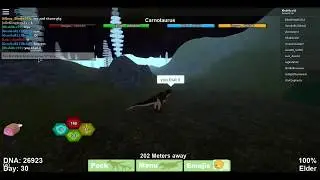 Dino sim : killing a kos-er baro w/BloxerGames