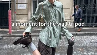 taking outfit pics in paris