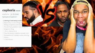 "Drake can't say Ninja NO MORE???Kendrick Lamar - Euphoria ( Reaction )