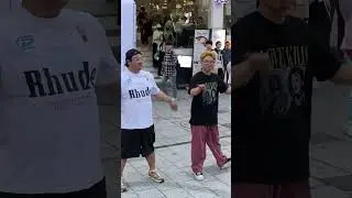 남자들이 추는 뉴진스 하입보이 #뉴진스 #직캠 #홍대버스킹 #버스킹