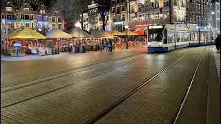 AMSTERDAM NIGHTLIFE: LEIDSEPLEIN! (4K)