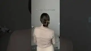Пучок с крабиком за минуту / ПРОСТАЯ БЫСТРАЯ ПРИЧЁСКА