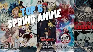 Top 5 Spring Anime 2023