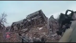 International Legion Fighters In Urban Combat With Russian Forces In Bakhmut - Helmet Cam Firefight