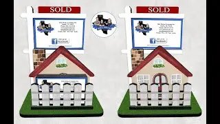 SUBLIMATION REALTOR BUSINESS CARD HOLDERS