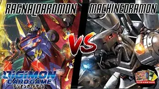 Ragnaloardmon Ace VS MachineDramon | Digimon TCG Gameplay