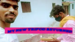 //My New traipot returned//my thard vlogs//