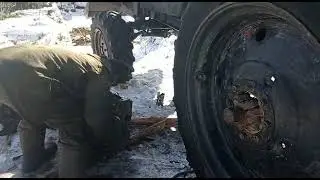 Мтз 82. Порвало шестерню задней передачи. Ремонт в полевых условиях