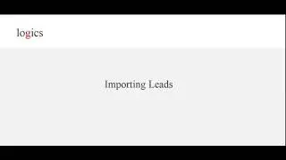 Importing Leads