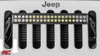 2007-2017 Jeep Wrangler JK 20-inch LED Light Bar Grille Mount by Rough Country