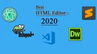 Top Free HTML Editors available in 2020|html Editors|introduction|download link|how to download|html