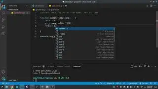 JavaScript Program to get initials from a name | JavaScript Interview Questions