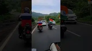 Bike Rally on National Highway on 15th August #ktm #royalenfield #bike #bikelover #biker #mumbai
