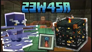 быстрый обзор на новый снапшот майнкрафт! 23w45a