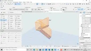 COMMENT FAIRE UN EXCALIER ET UN GARDE CORPS SUR ARCHICAD