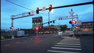 Railroad Crossing at Hartford, CT (Hamilton St.) Pt. 1 (CT Rail)
