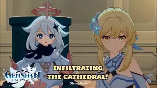 Genshin Impact PC CBT2 - Infiltrating The Cathedral For The Holy Lyre! (. ﾟーﾟ)