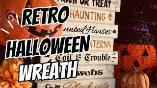 Halloween Retro Wreath🧡🖤