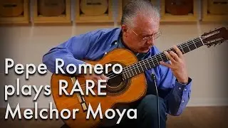 Tarrega's Mazurka played by Pepe Romero on an 1894 Hijos de Melchor Moya