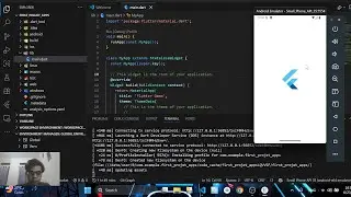 Flutter 01 - Membuat Project Aplikasi Awal di Vscode dan Emulator (Mobile Programming)