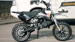 Мини кросс бензиновый  50 cc. Видеообзор.