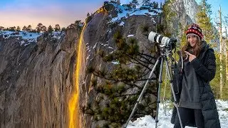 THIS WATERFALL IS ON FIRE! | Firefall at Yosemite 🔥