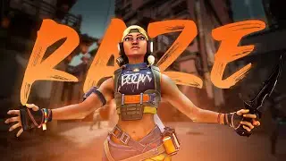 Crispy Headshots 💀 - Marshal 4 Kills 🔥Raze Plays #Valorant #YashDemonZ #india