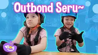 LEBIH PANIK LEWATIN TANTANGAN OUTBOND DARIPADA FLYNG FOX TERPANJANG !!!! #twins #kembar #fun
