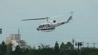 海上保安庁 Japan Coast Guard Bell 212 JA9930 TAKE-OFF TOYAMA Airport 富山空港 2013.6.23