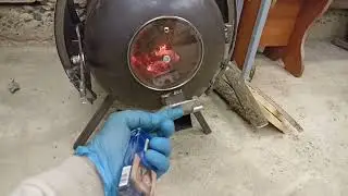 GARAGE HEATING. STOVE FROM A GAS CYLINDER