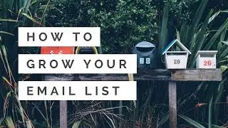 How to Grow Your Email List
