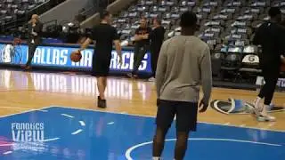 Dwyane Wade reenacts 2006 NBA Championship Celebration Moment at D-Wade's Final Dallas Mavs Game