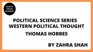Political Science Paper I/Western Political Thought/Lecture I Thomas Hobbes/ Hobbes Philosophy