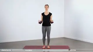 EXERCICE BICEPS CURL avec haltères souples