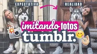 ¡IMITANDO fotos Tumblr con mi PERRO 2!