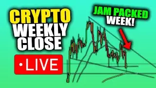 BITCOIN WEEKLY CLOSE LIVE - Jam Packed Week Ahead