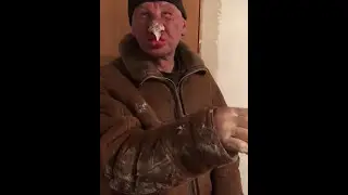 когда решил прогуляться в мороз
