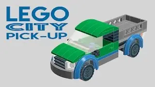 how to build LEGO CITY CAR MOC! tuturial for custom pick up