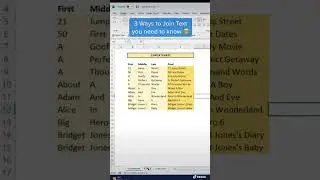 3 Ways to Join Text in Excel. 
