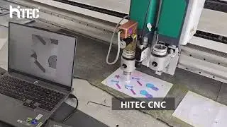 Paper Cutting By CNC Knife cutter with CCD camera