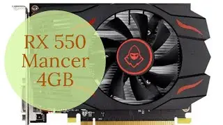 Unboxing/Overview: Placa de Vídeo Mancer AMD Radeon RX550 4GB Gddr5 128Bits 14nm