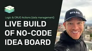 Page Logic & Create, Read, Update, and Delete Data (CRUD) Setup - NoCode Live Build of Idea Board