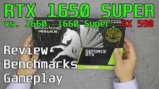 NVIDIA GeForce GTX 1650 SUPER Review vs. GTX 1660, 1660 SUPER, RX 590