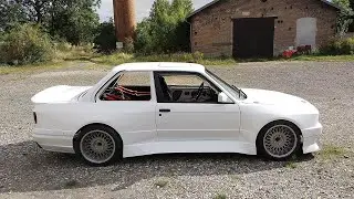 Cold start, walk-around, photo shooting - BMW E30 V12