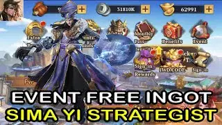 Dynasty Origin Conquest SIMA YI Doc!! Event FREE Ingot!! RIVAL ZGL INCOMING!!