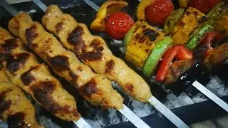 Tovuq filesidan qiymali kabob tayyorlash/ How to make chicken breast kebabs