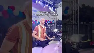 Spontaneous Cymbal Combustion caught on camera 👀 🤔 #drums #drummer #blooper #livemusic