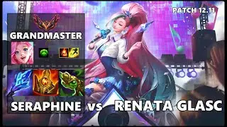 GRANDMASTER Support Gameplay - SERAPHINE vs RENATA GLASC Patch 12.11