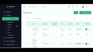 Faculty LMS Mobile App | eLearning Management System | Flutter App Demo