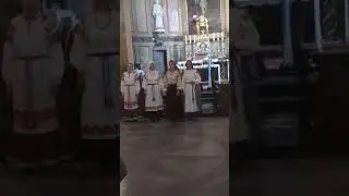 Беларускія дзяўчаты сьпяваюць беларускія народныя песьні, частка 1. Касьцёл Св. Аляксандра, Варшава
